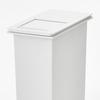 MUJI Dust box with selectable polypropylene lid, small (for 20L bag), light gray MAB07A6S