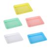 5Pcs Storage Trays Vibrant Color Easy To Clean Stackable Multipurpose Space-Saving Design Reusable Paint Trays