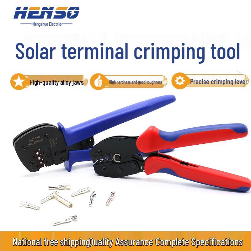 MC4 Solar Connector LY-2546B Two-Color Photovoltaic Crimping Pliers New Photovoltaic Crimping Tool LY-2546B