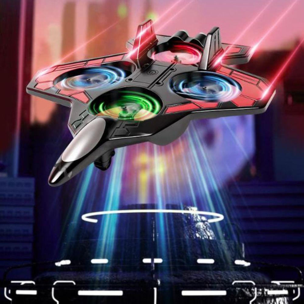 Gravity Sensing Four Motor Helicopter Toy Rechargeable RC Hobby Jet Plane  Parent-child Interaction