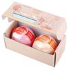 Greenholic Bubble Bath Bomb Gift Set Healing Moisturizing 2-Piece Set 400g 1 Pcs Relaxing Set Cherry Blossom + Ylang-Ylang