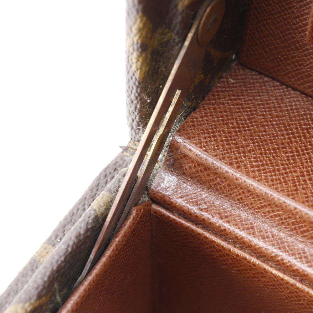 Louis Vuitton Prezidentský kufr M53012 vintage Aktovka Hnědá Monogramová plátnovina unisex Použitý