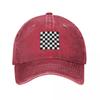 Chessboard Baseball Cap Rugby Bobble Hat Summer Hat Hiking Hat Womens Hats For The Sun Unisexs