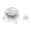 Cute Bear Shape Kalimba Acrylic Finger Pianos Transparent 8 Keys Thumb Piano with Pick Musical Instrument Gift for Girls