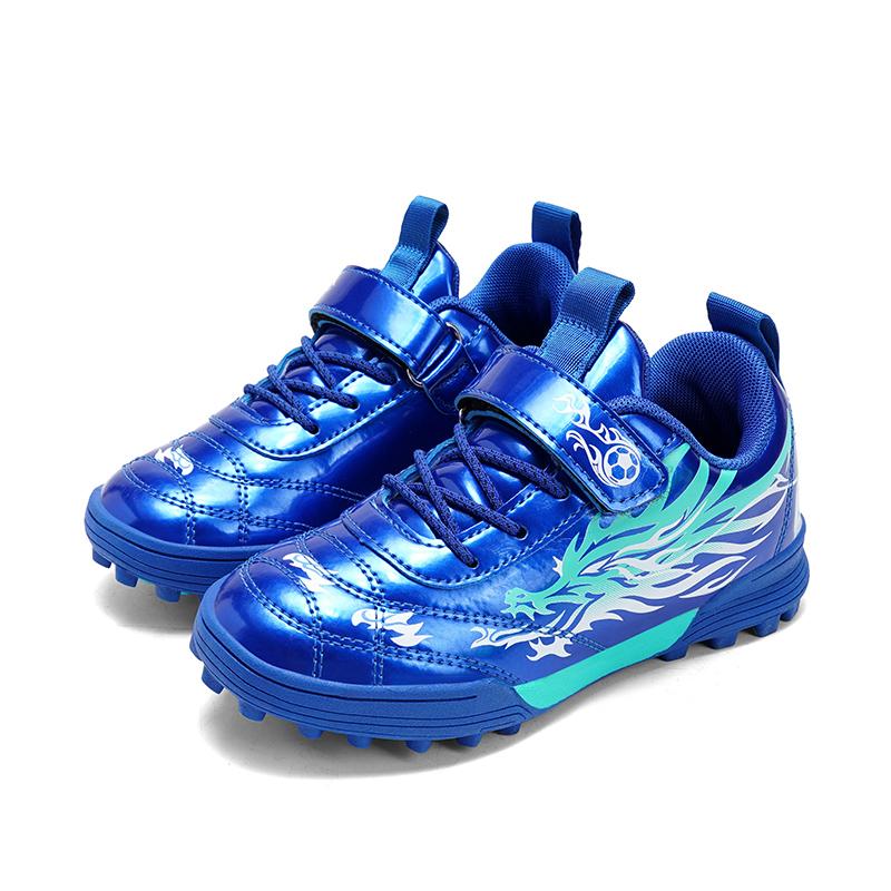 31-39 Children Football Shoes Youth Short Spike Rotating Button Football Shoes Training Boys Kids Football Boots