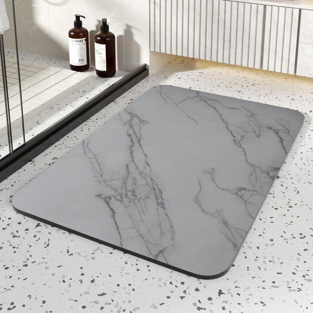 Modern Simple Toilet Absorbent Quick Dry Dirty Mat Bathroom Door Non-slip Wear-resistant Diatom Mud Mat