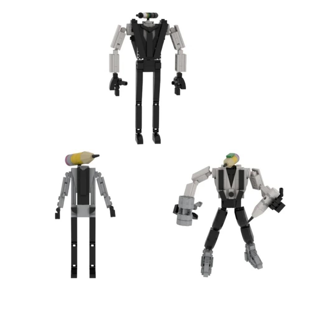 Guitar Audio Monitor King 4.0 Brick Titan New Series Skibidi Toilet ClockMan 5.0 Building Blocks Set Toys For Birthday Gift