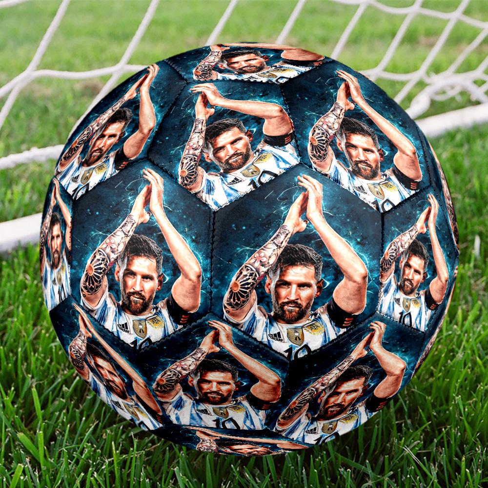 Messi 10 Number World Cup Champion Size 5 Soccer Ball Machinestitched Indooroutdoor Training And Matches Unique Gift For Soccer Lovers