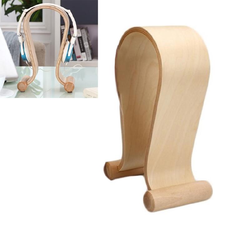 Supporto per Cuffie Headset in Legno per la Casa Display Stand Portaoggetti