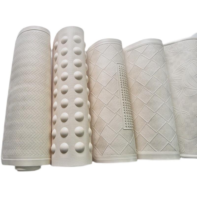 European-Style Anti-Slip Rubber Bathroom Mat for Hotels and Guesthouses