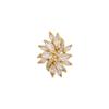 High-End European & American Trendy Zircon-Inlaid Copper Earrings: Light Luxury with a French Personality & Fairy Charm.