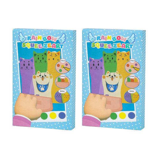 Kit Arte Scratch Arcobaleno Set Carta Raschiabile Magica Arcobaleno per Bambini Cartoline Creative Fai-da-te Biglietti d'Auguri Personalizzati Giocattolo per la Motricità Fine
