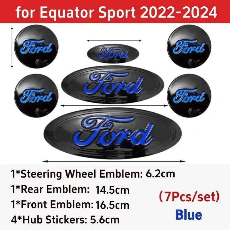 Autoaufkleber Ford 2025 Heißes Auto-Emblem für Ford Focus Edge Explorer Escape Escape ST Kuga Mondeo Taurus Äquator Lenkradaufkleber