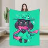 Delta Rune Kris Deltarune Blankets Wool Novelty Soft Throw Blankets for Bed Sofa Summer