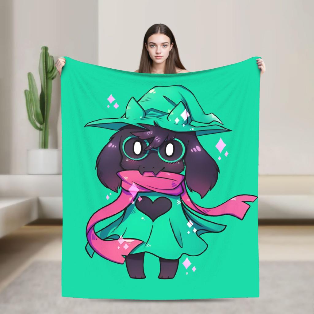 Delta Rune Kris Deltarune Blankets Wool Novelty Soft Throw Blankets for Bed Sofa Summer