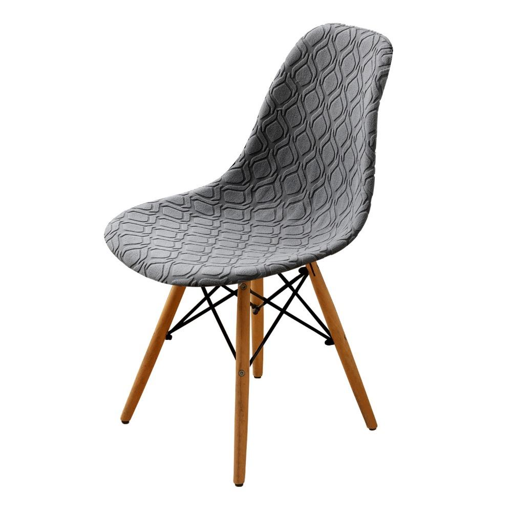 Jacquard Eames Shell Chair Cover Universal Fit for Dining Table Chairs All Seasons Home Use