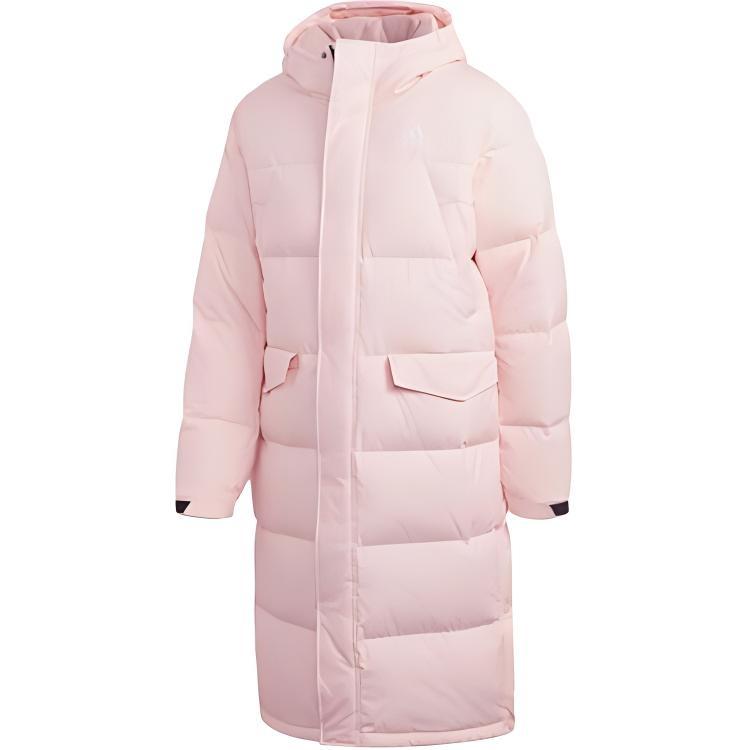 adidas Outdoor Sports hooded down Jacket Pink Men s GK0666 XL
