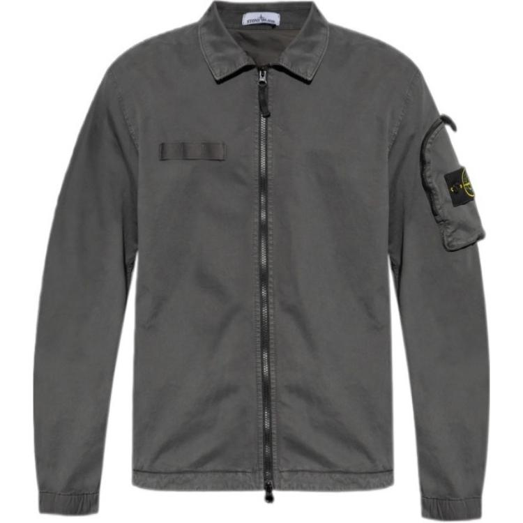 

STONE ISLAND Ss25 Левый рукав карман значок логотип двусторонняя молния куртка мужская куртка K1S151200003-V0165 M