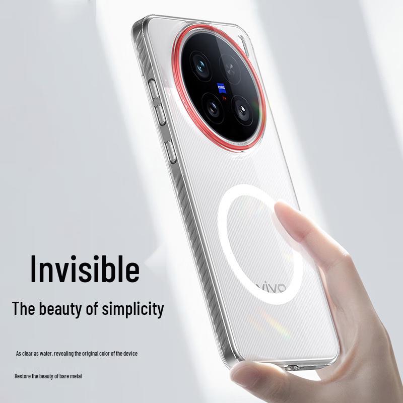 Purecolor Slim Clear Protective Phone Case for Vivo