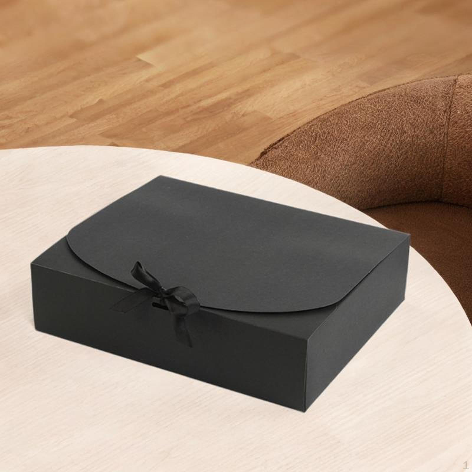 

Подарочная коробка с крышкой для подружки невесты, предложение руки и сердца, выпечка, угощение на вечеринке, прямоугольная бумага чёрный