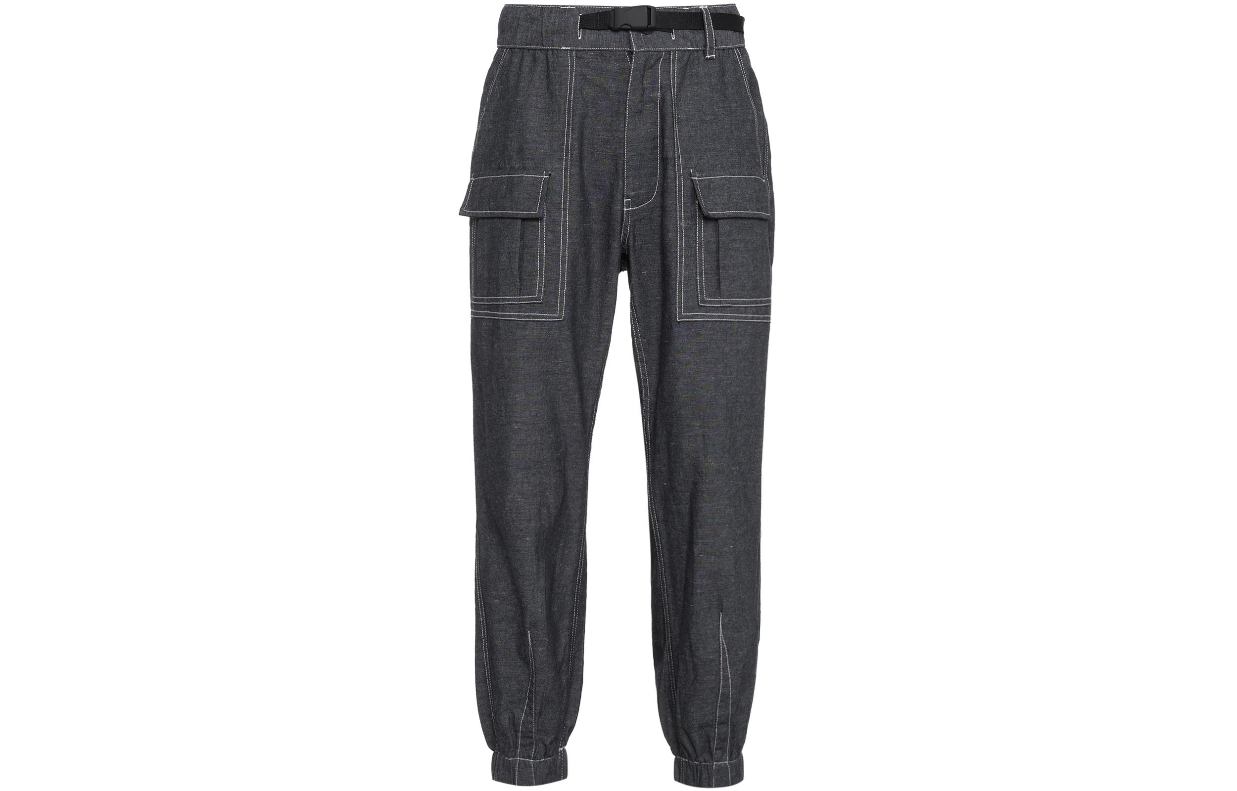 Converse Jeans Men s Black Moderate Cargo Pants 10024360-A01 M