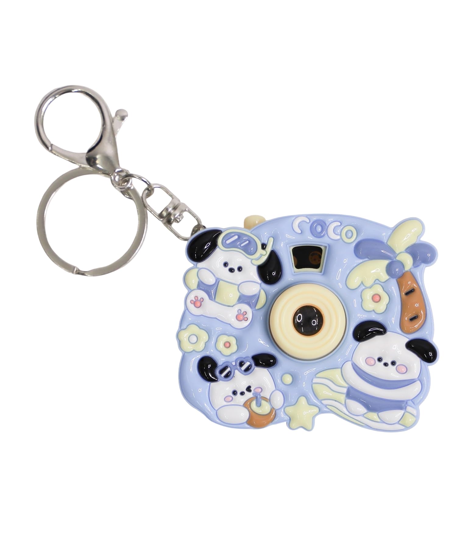 

WEGO Plump Animal Toy Camera Cute Present for Size Pattern 3 Keychain, Gift, School, Women s, F,