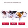 Creative Shaking Head Dog Ornament: Cute Car Dashboard Puppy Simulation