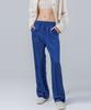 PAGE Satin Elastic Waist Pants _Dark Blue