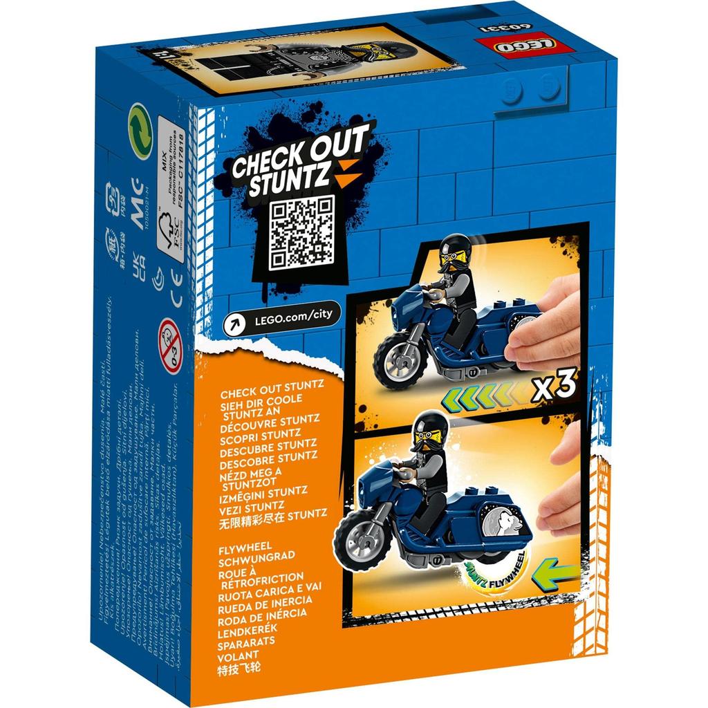 LEGO City Stunt Tour Bike 60331, a Toy Block Gift for Boys and Girls Ages 5 and Up.