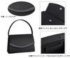 SHIMMER Women's Black Formal Handbag, Lightweight and Elegant, Perfect for Mourning, Funerals, Graduations, Entrance Ceremonies, Weddings, and School