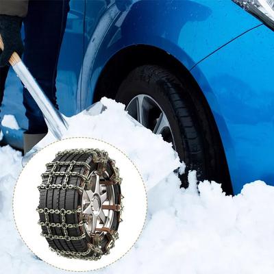 Catene Antiscivolo Metalliche per Pneumatici Auto Per 165-265mm Sicurezza Invernale Neve e Antiscivolo Presa Forte Facile da Installare Universale SUV/s O3C1