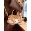 Plush Shoulder Bag With Cartoon Pattern For Casual Daily Use