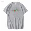 Retro Trader Heartbeat Pulse Crypto Forex Stock Market Trading T Shirt vintage Washed streetwear graphic Breathable fashion