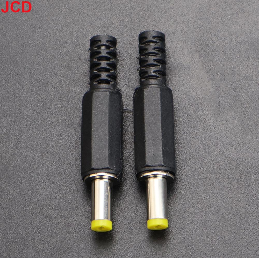 5/10Pcs DC Power Male 4.0mm x 1.7mm Solder Connector Plug 4.0 x 1.7mm DC Power Plugs Male Jack Straight Adapter For DIY Projects
