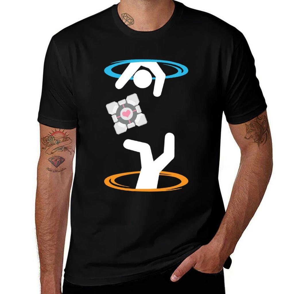 Das Begleiter-T-Shirt Einfaches lässiges Kurzarm-T-Shirt