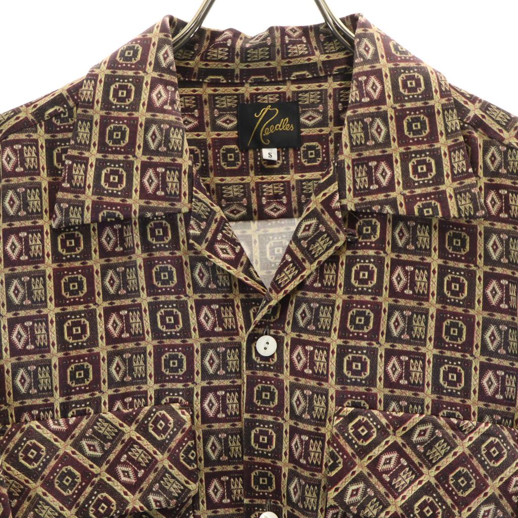 Needles made in Japan Overall handle Long sleeve Open collar shirt S Men's Used