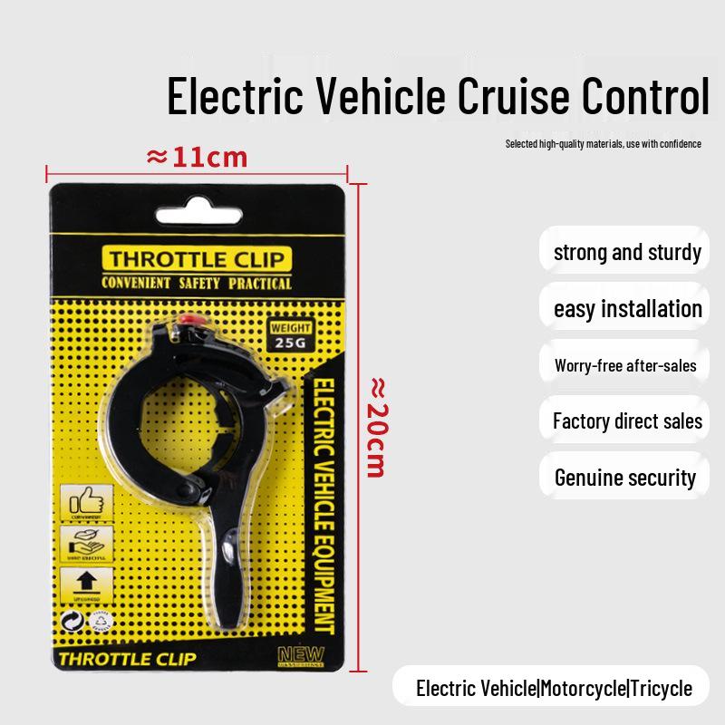 Elektrische Fiets Gashendelvergrendeling: Krachtbesparende Cruise Control Stuurbooster voor Lange Afstanden.
