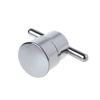 1pcs Electroplated Plastic Single Hole Shower Door Knob Handle For Interior Furniture Shower Cabin