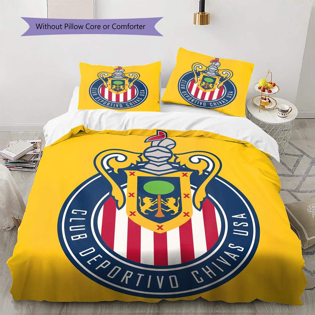 Guadalajara Pattern Bedding Quilt Set Home Decoration Gift (1 * duvet cover + 2 * pillowcase without core)