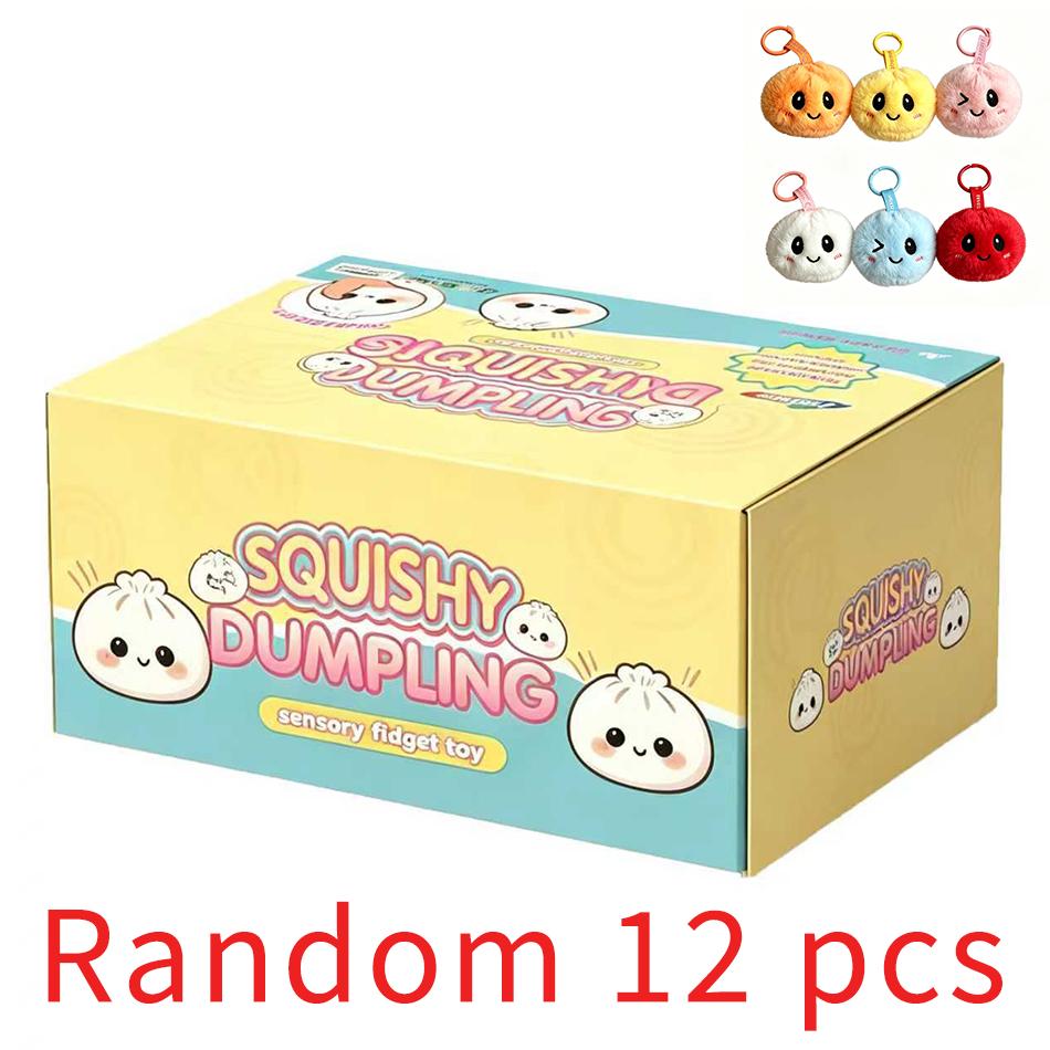 Süßes Dampfbrötchen Stressabbau Plüschtier Knet-Fidget Schlüsselanhänger Blind Box Dekorative Geschenk Neuankunft
