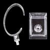 Clear Watch Display Stand Acrylic C Shape Watch Holder Stand Bracelet Bangle Wrist Jewelry Stand for Home Shop Counters Shelves