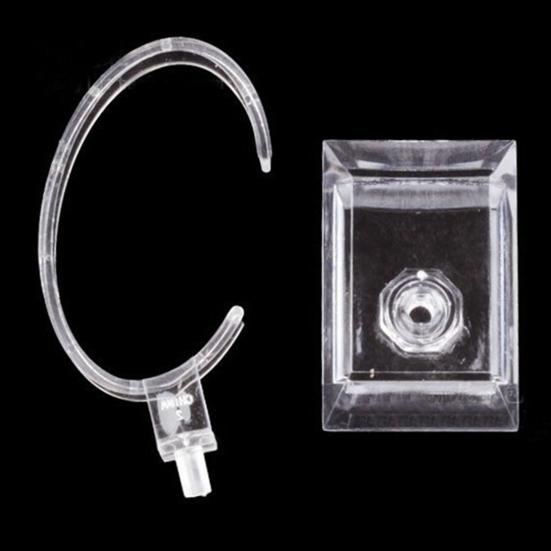 Clear Watch Display Stand Acrylic C Shape Watch Holder Stand Bracelet Bangle Wrist Jewelry Stand for Home Shop Counters Shelves