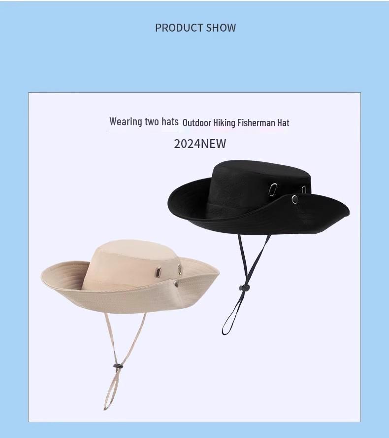 Western Cowboy Hat: Summer Wide Brim Sun Protection for Camping, Climbing & Hiking - Hot-Selling & Free Shipping