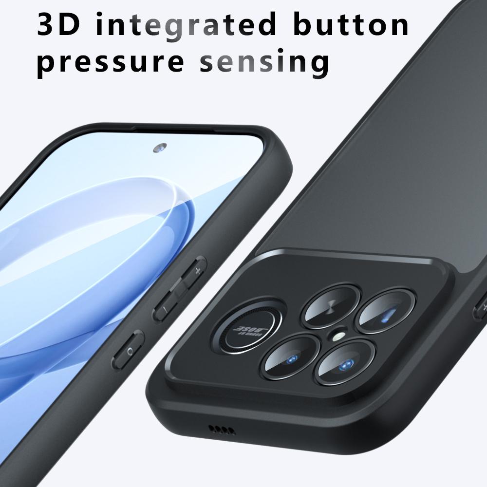 Airbag Super Protection Soft TPU+PC Clear Matte Back Cover For Xiaomi Poco F8 Pro Ultra PocoF8Pro PocoF8Ultra 5G Phone Case