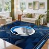 Atalanta FC Design Crystal Velvet Rug Soft Decorative Mat for Bedroom Entrance