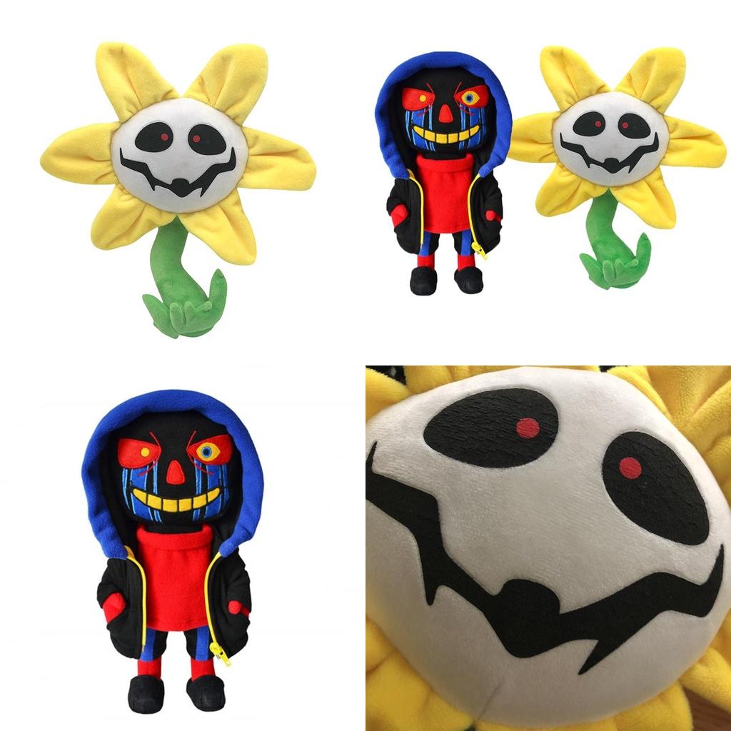 Deltarune Undertale Zombies Boss Flower Plüschfigur, weiche und farbenfrohe Stoffpuppe für Fans