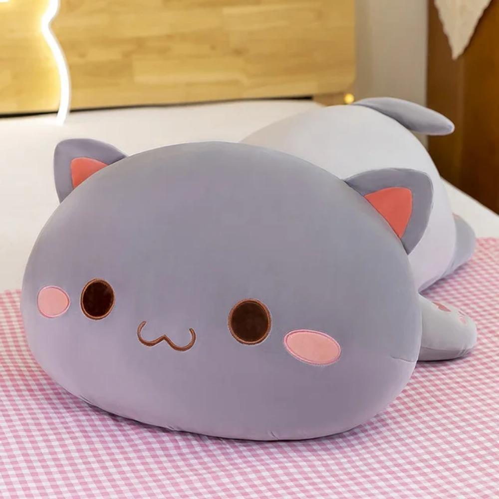 Kawaii Mitao Katze Plüschtiere Niedliches Tier Weiches Stoffkissen Paar Pfirsich Katze Plüschpuppe Cartoon Dekorieren Geburtstagsgeschenke Kinder