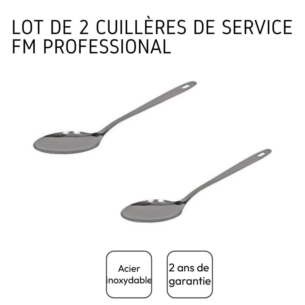 Set of 2 FM Professional Serving Spoons Ref. 20262