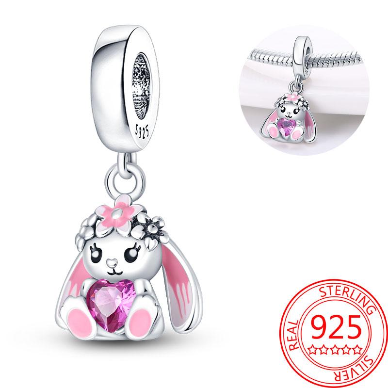 Lovely Copper Little Monkey Embracing Red Heart Pendant Fit Bracelet Necklaces Party Pairing With Handmade Gifts