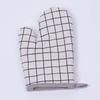 Heat-Resistant Cotton Linen Oven Mitts: Anti-Scald Baking Gloves for Microwave Use